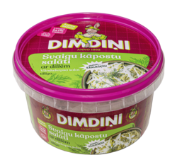 Fresh cabbage salads with dills, 400g