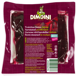Ångkokta rödbetor i klyftor, 350 g