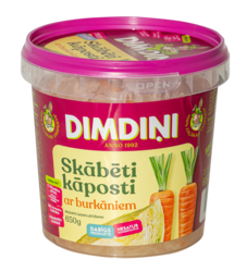 Sauerkraut with carrots, 650g