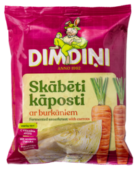 Fermented sauerkraut with carrots, 550g