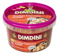 Šviežių kopūstų salotos su paprika iškylai, 400 g