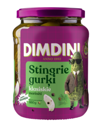Pickled cucumbers in classic marinade, 660 g
