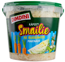 Färsk kål med morötter i ”Smailie”-marinad 650 g