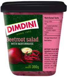 Beetroot salad with mayonnaise, 380g