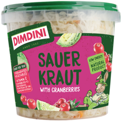 Sauerkraut with cranberries 900g
