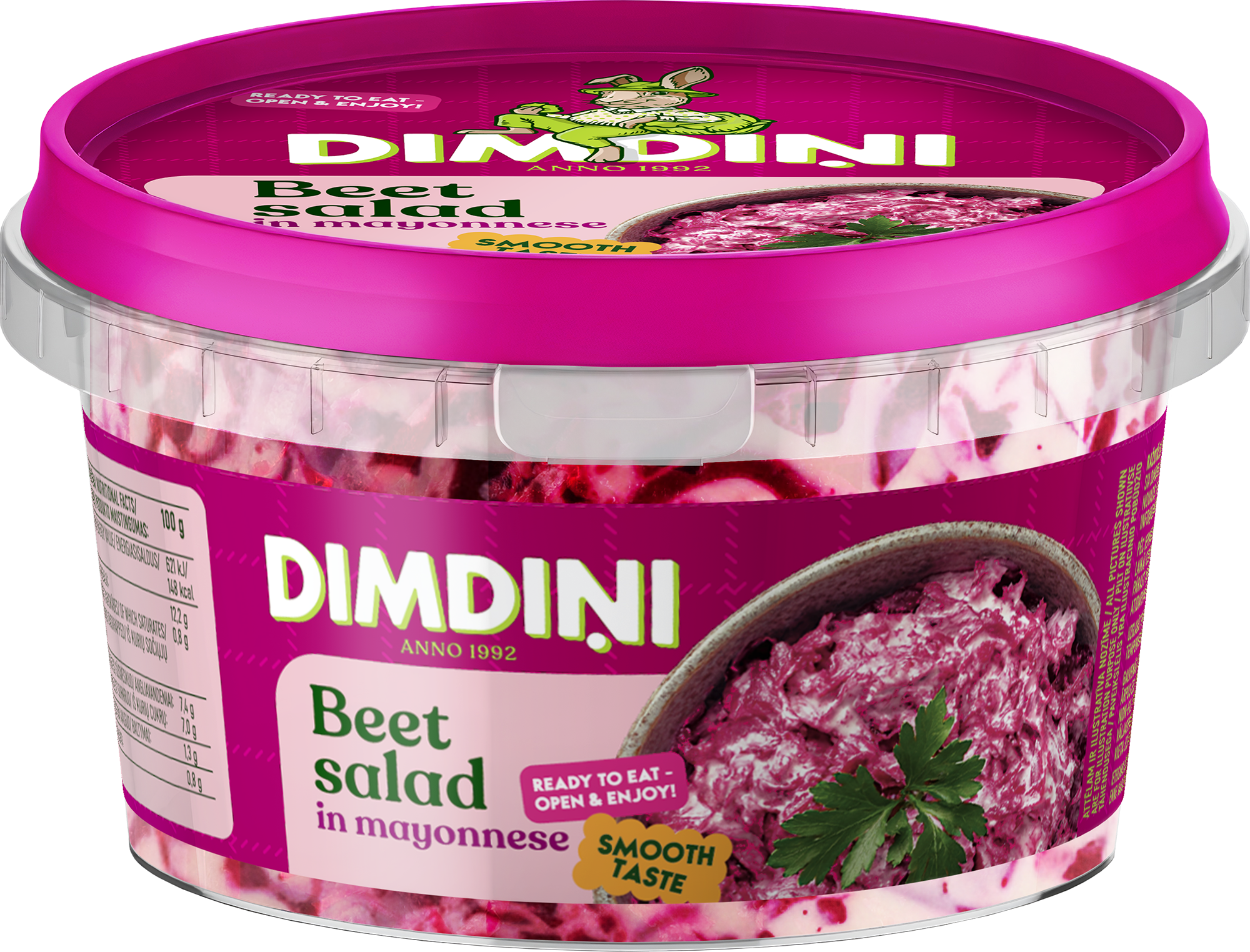 Beet salad with mayonnaise, 380g