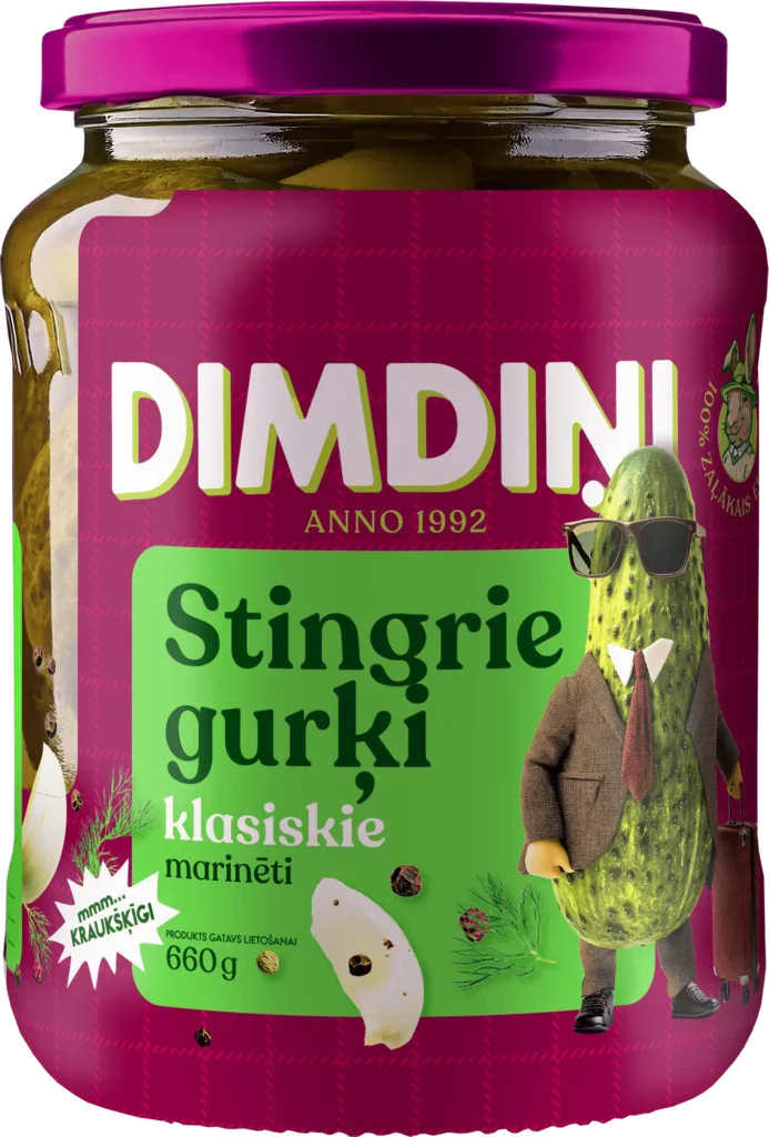 Pickled cucumbers in a classic marinade, 660g