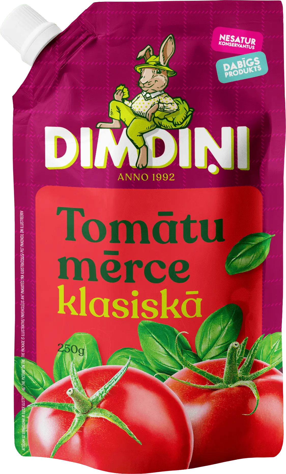 Tomātu mērce, klasiskā, 250g