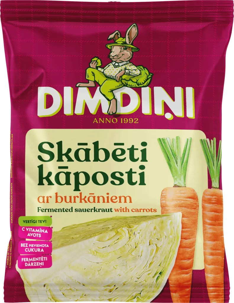 Sauerkraut with carrots, 550g